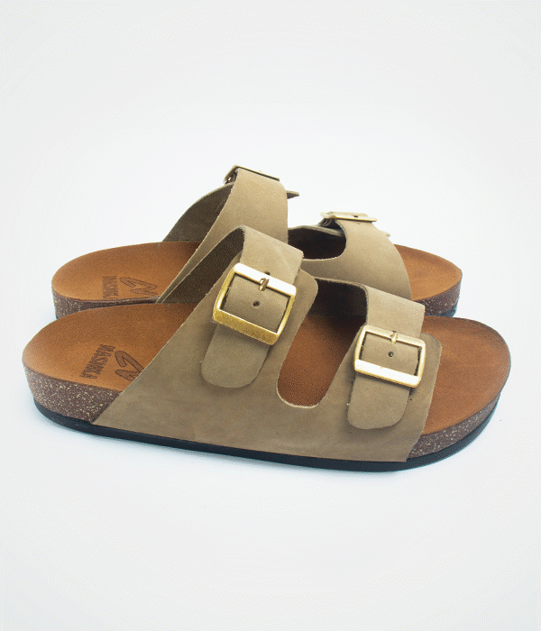 Men "Double strap"Slipper "Moccasin"